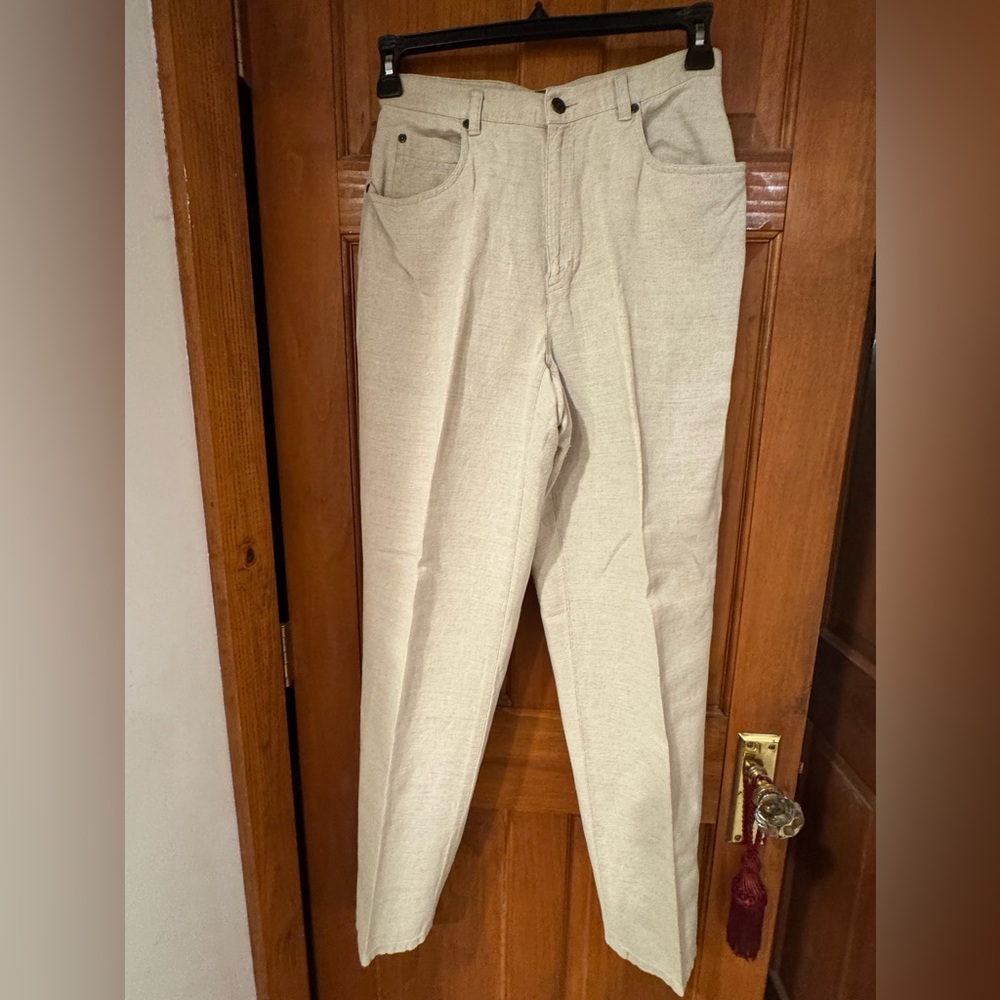 Women’s Linen Cream Pants
